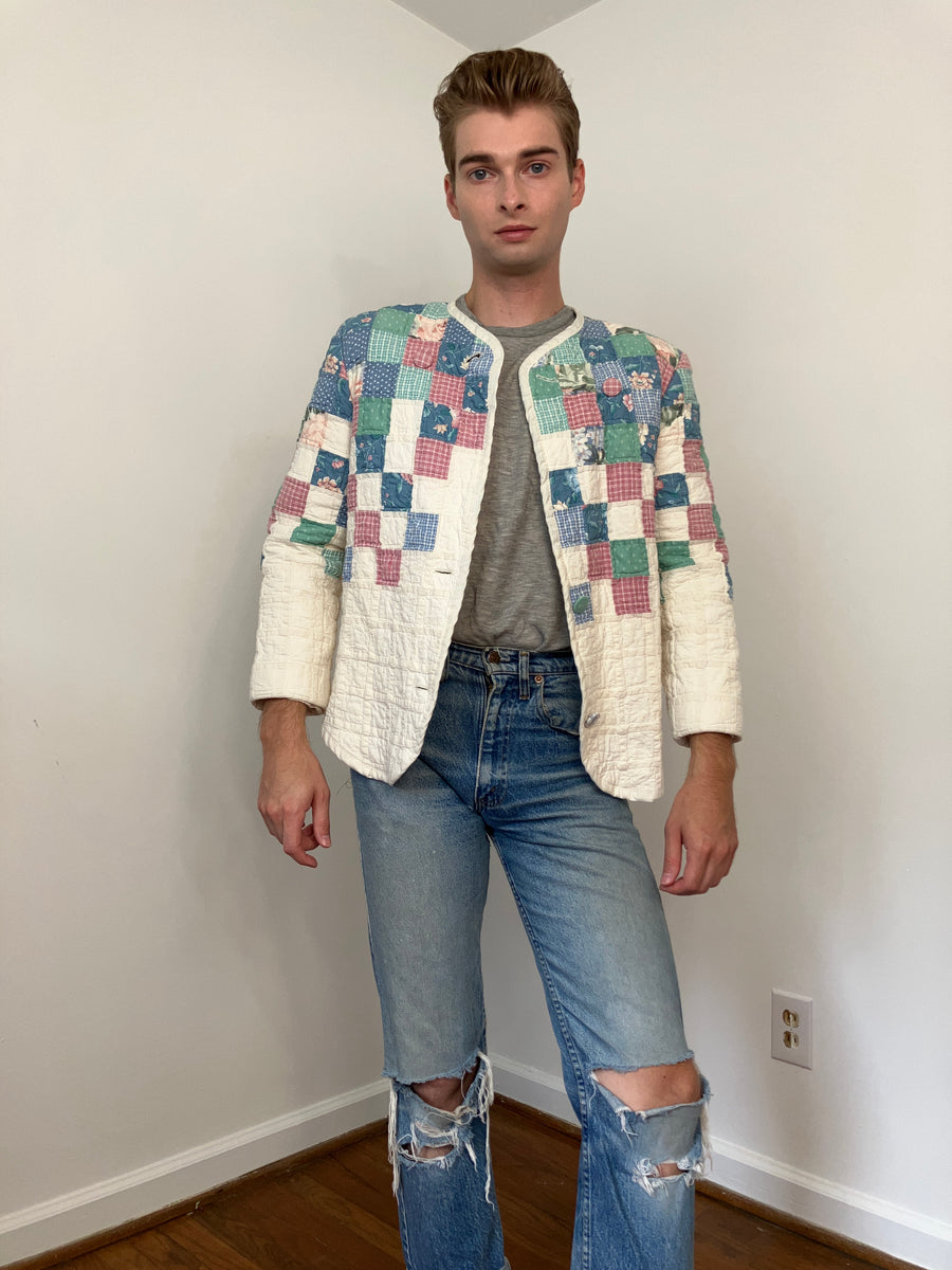 Vintage handmade quilt jacket – MANTIS LADY VINTAGE