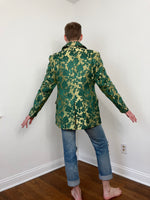 Rare late 60s Floral jacquard double breasted jacket