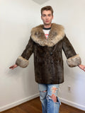 70s Mixed fur coat