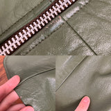 60s/70s Double zip leather jacket