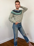 80s Novelty Fairisle sweater