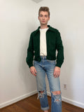 60s/70s Forest green cropped jacket