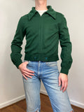 60s/70s Forest green cropped jacket
