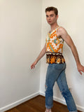 70s Abstract tank top