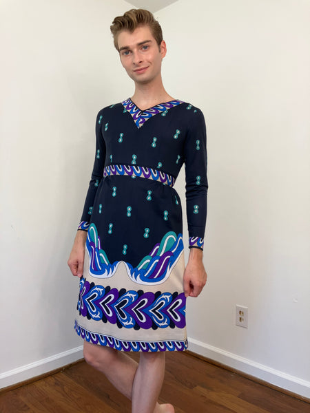 70s Pucci esque print dress