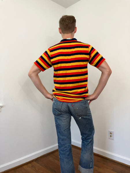1960's Striped Tee Shirt - Multi-color