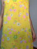 60s Flower power shift dress