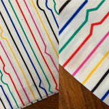 80s Rainbow striped top
